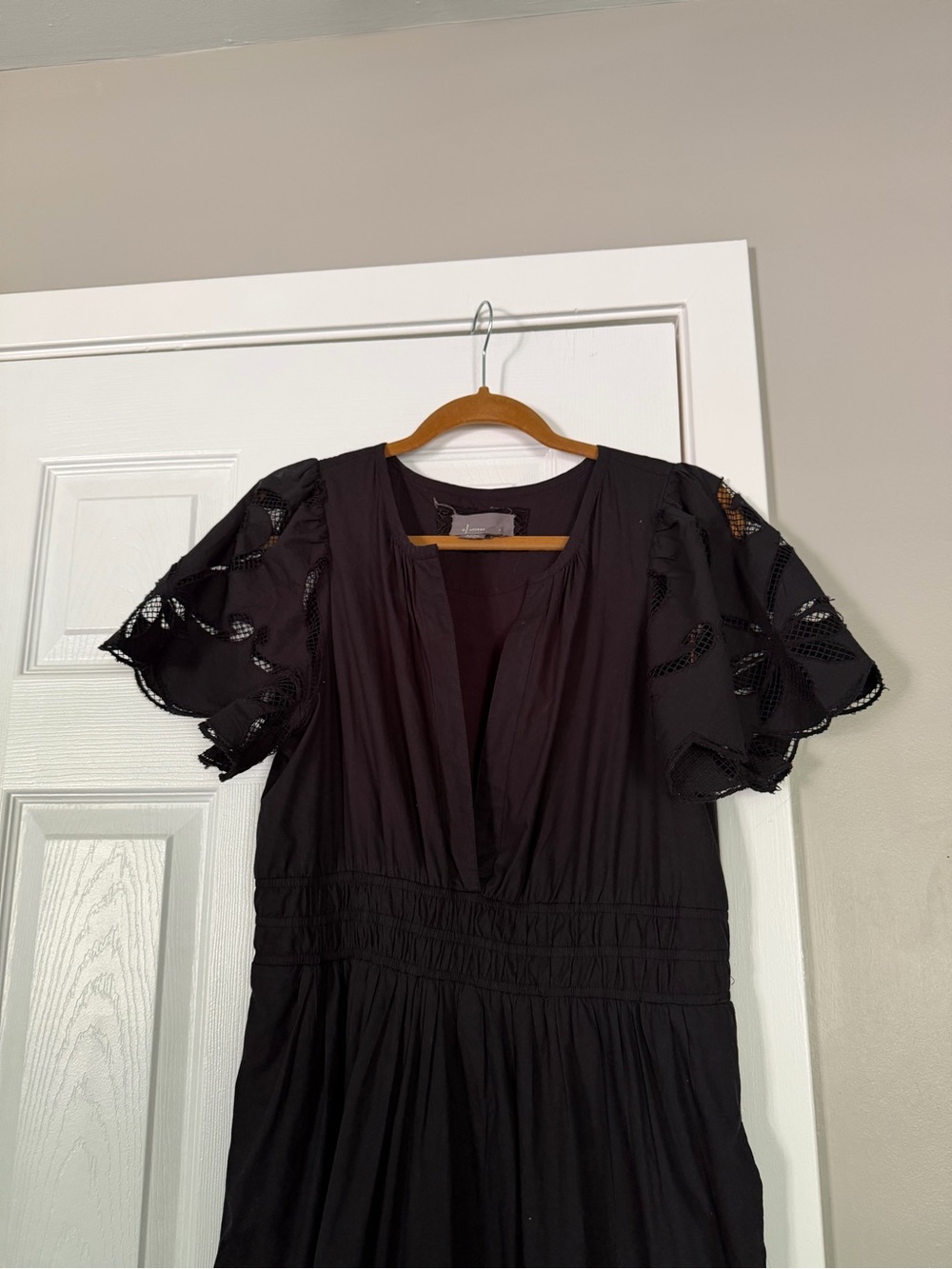 Anthropologie Black Somerset Lace Maxi Dress - Picture 2 of 12